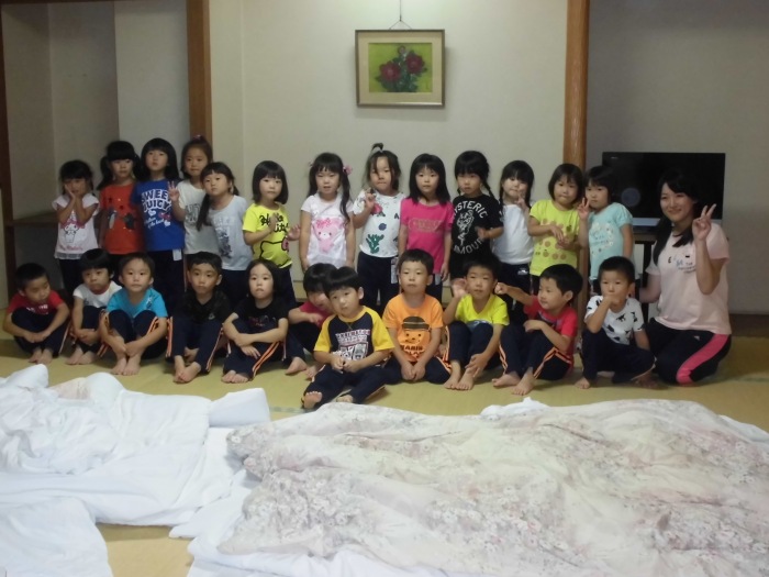 宿泊保育（年少・年中）