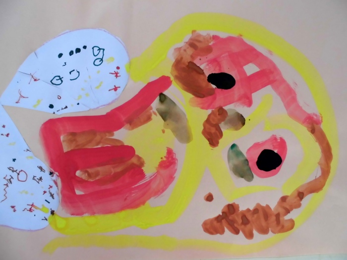 ぬいぐるみのピオンちゃんが出てきた！ 年少 たんぽぽ